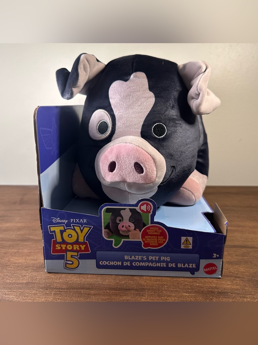 2026 Disney Toy Story 5 BLAZE'S PET PIG 14" Plush Jimmy Dean with Sound NEW